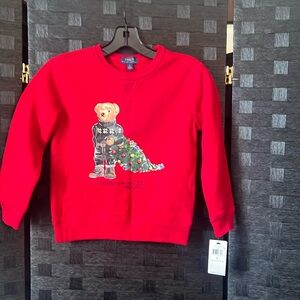 NEVER WORN BOYS POLO SWEATER SIZE 6